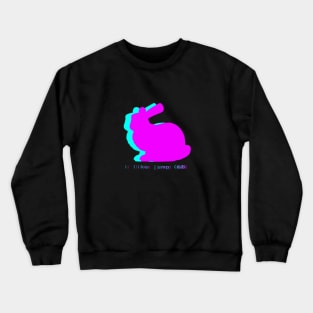 Vaporwave Bunny Crewneck Sweatshirt